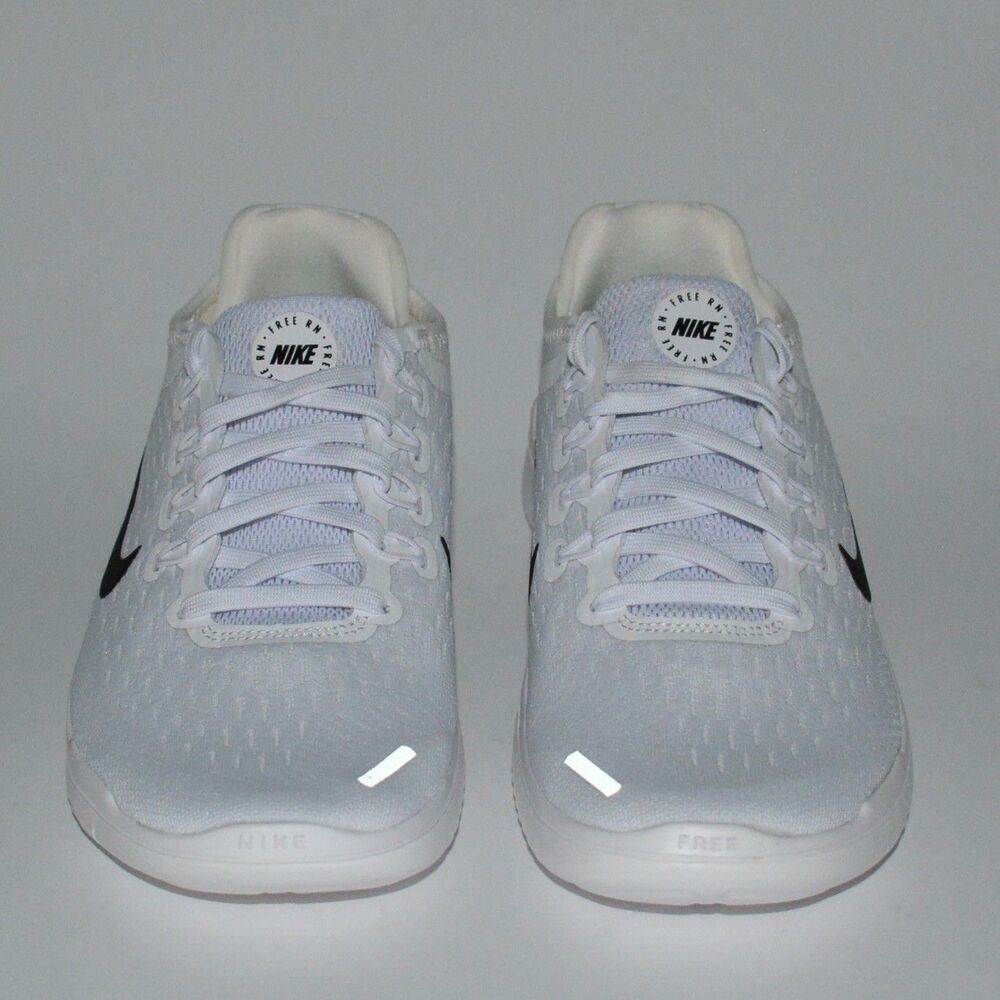 Nike Free Womens RN 2018 White Black Running Shoes Size 6.5 942837 100 No Box - Picture 2 of 7
